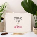 pochette je peux pas je suis infirmiere