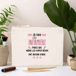 pochette infirmiere meme super-heros besoin daide