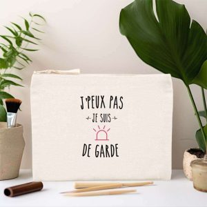 Pochette je peux pas je suis de garde