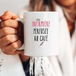 Mug infirmière - Infirmière perfusée au café
