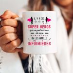 Mug super héros infirmières