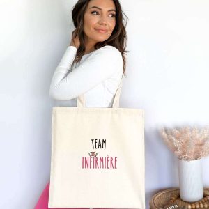 tote bag team infirmière