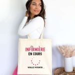 Tote bag Infirmière en cours