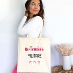 Tote bag infirmière militaire
