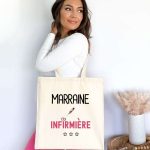 Tote bag Marraine infirmière