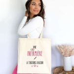Tote bag une infirmière a toujours raison