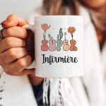mug super infirmière boho style