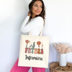tote bag future infirmiere boheme boho femme