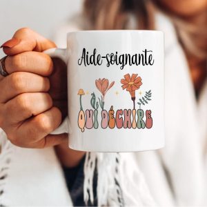 Mug aide-soignante qui déchire boheme boho femme