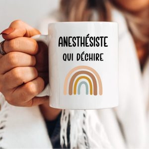 Mug anesthésiste qui déchire boho femme