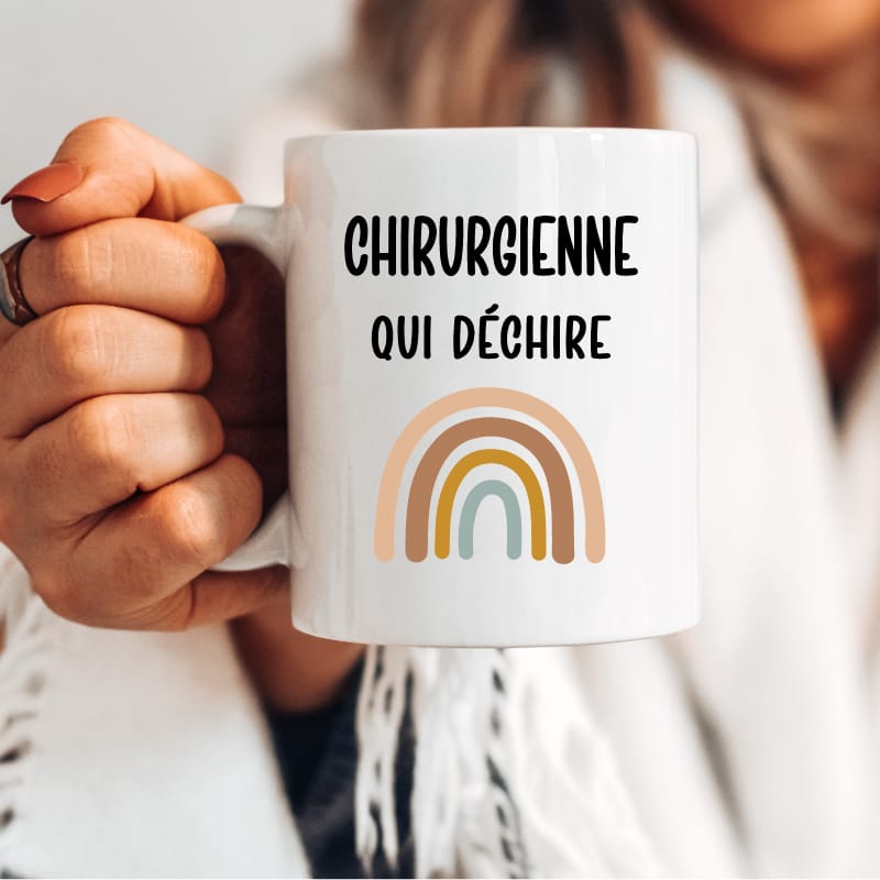 Mug chirurgienne qui déchire boho femme