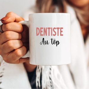 Mug dentiste au top femme