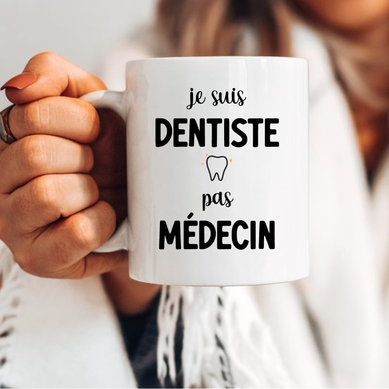 Mug dentiste pas médecin