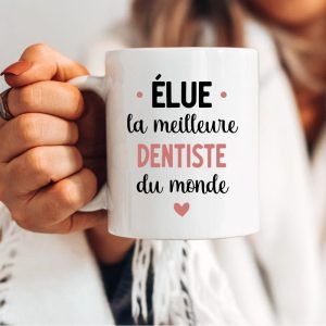 Mug élue meilleure dentiste du monde
