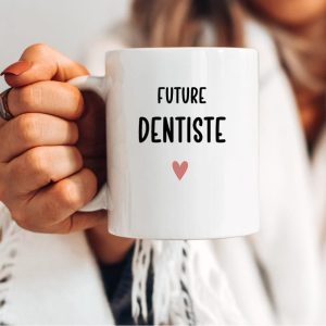 Mug future dentiste cœur femme