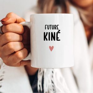 Mug future kiné cœur femme
