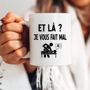 Mug kiné et la je vous fait mal