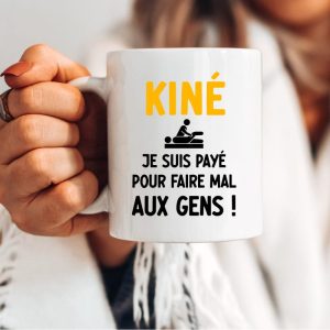 Mug kiné payer faire mal gens
