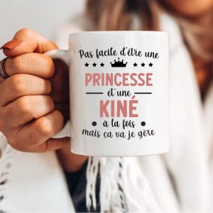 Mug kiné princesse pas facile