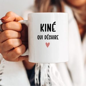 Mug kiné qui déchire cœur femme