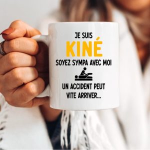 Mug kiné soyez sympa accident