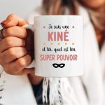 Mug kiné super pouvoir femme