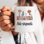 Mug meilleure aide-soignante boheme boho femme