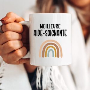 Mug meilleure aide-soignante boho femme