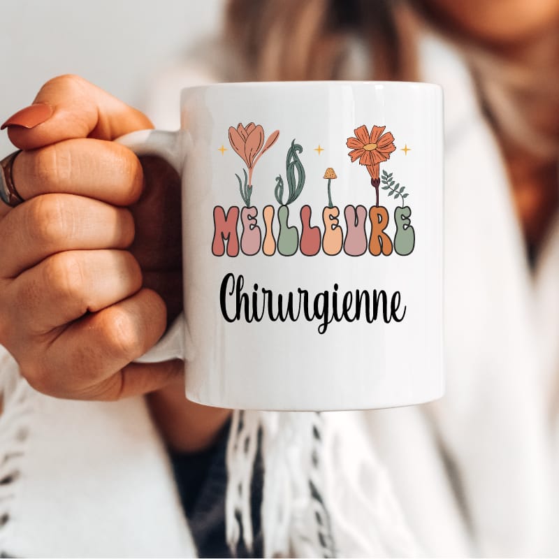 Mug meilleure chirurgienne boheme boho femme