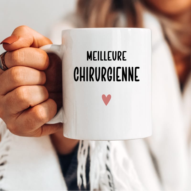 Mug meilleure chirurgienne cœur femme