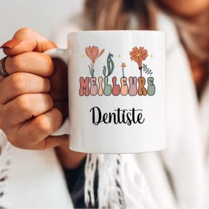Mug meilleure dentiste boheme boho femme