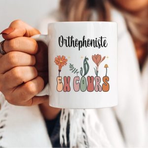 Mug orthophoniste en cours boheme boho femme