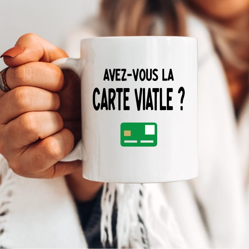 Mug pharmacienne avez vous carte vitale