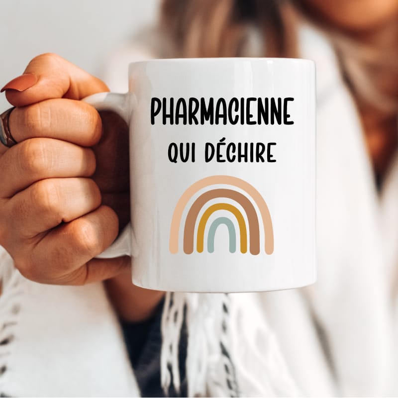 Mug pharmacienne qui déchire boho femme