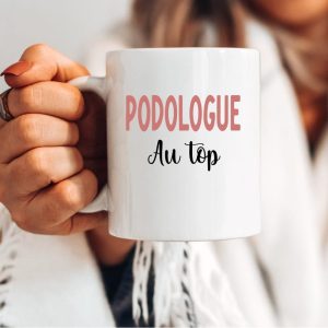 Mug podologue au top femme