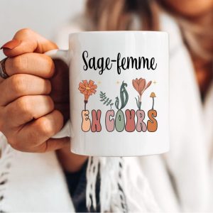 Mug sage-femme en cours boheme boho