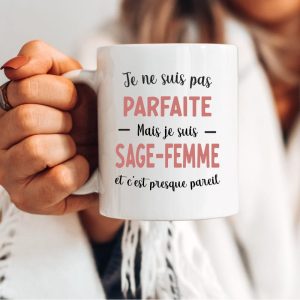 Mug sage-femme pas parfaite