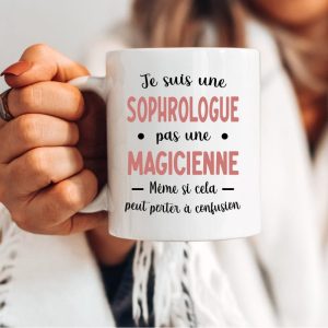 Mug sophrologue pas magicienne