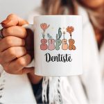Mug super dentiste boheme boho femme