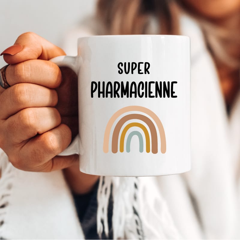 Mug super pharmacienne boho femme