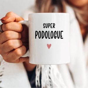 Mug super podologue cœur femme