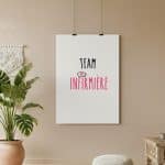 affiche team infirmière