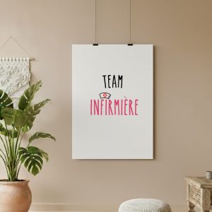 affiche team infirmière