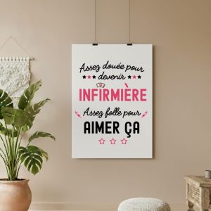 affiche assez douée devenir infirmière