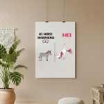 affiche infirmière collègue licorne