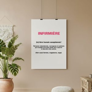 affiche infirmière définition