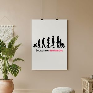 affiche évolution infirmière