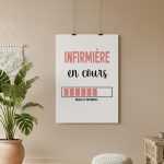 affiche infirmière en cours
