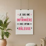 affiche infirmière râleuse