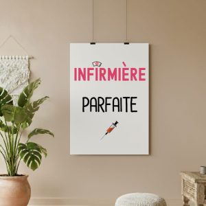 affiche infirmière parfaite